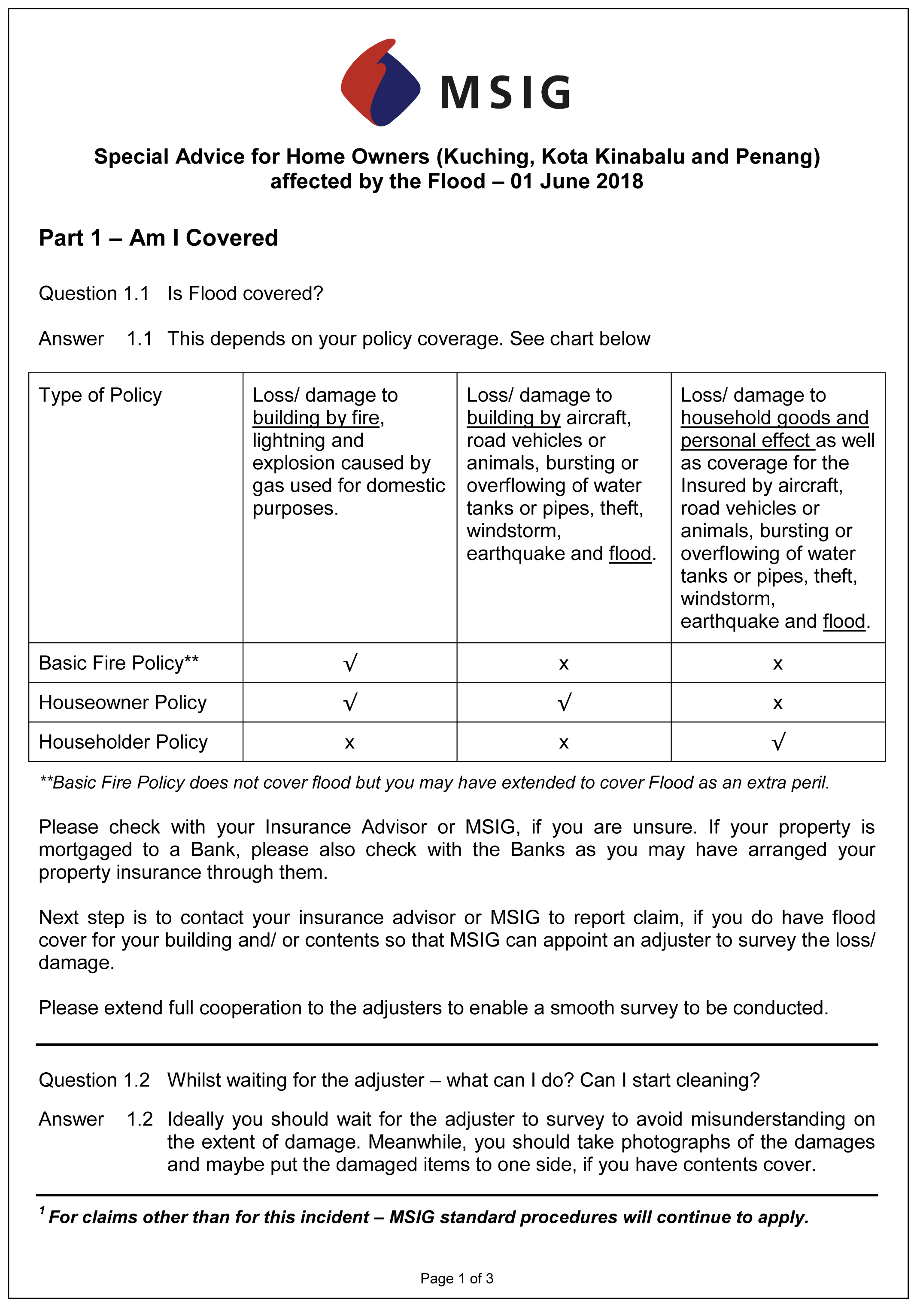 Flood Claim Advice - PG_KK_KG 01 June 2018_pg1